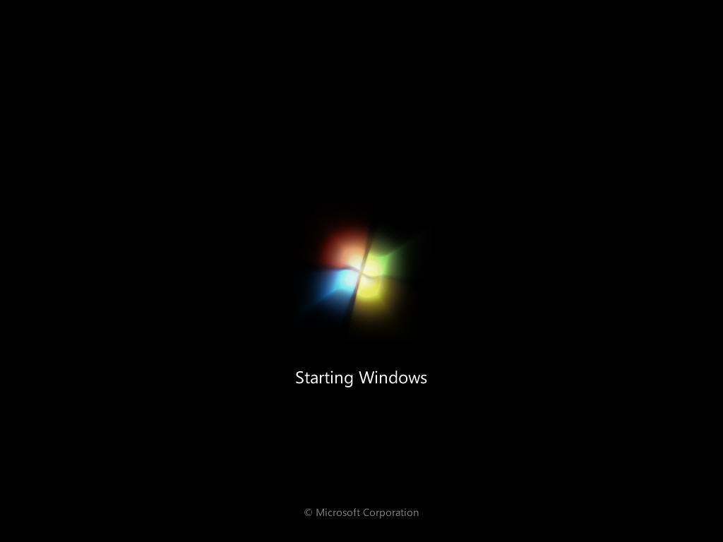 Windows 7 Title Screen (2009)